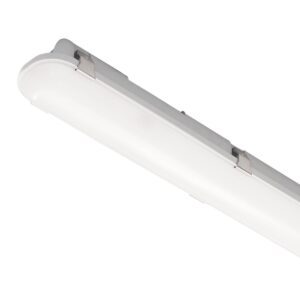 A Tube Light in White With Clamps